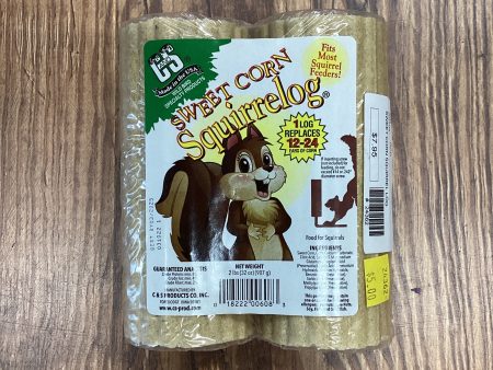 *SWEET CORN SQUIRREL LOG 2PK Supply