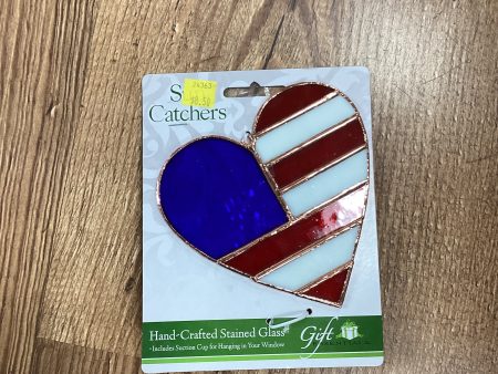 *PATRIOTIC HEART SUNCATCHER For Sale