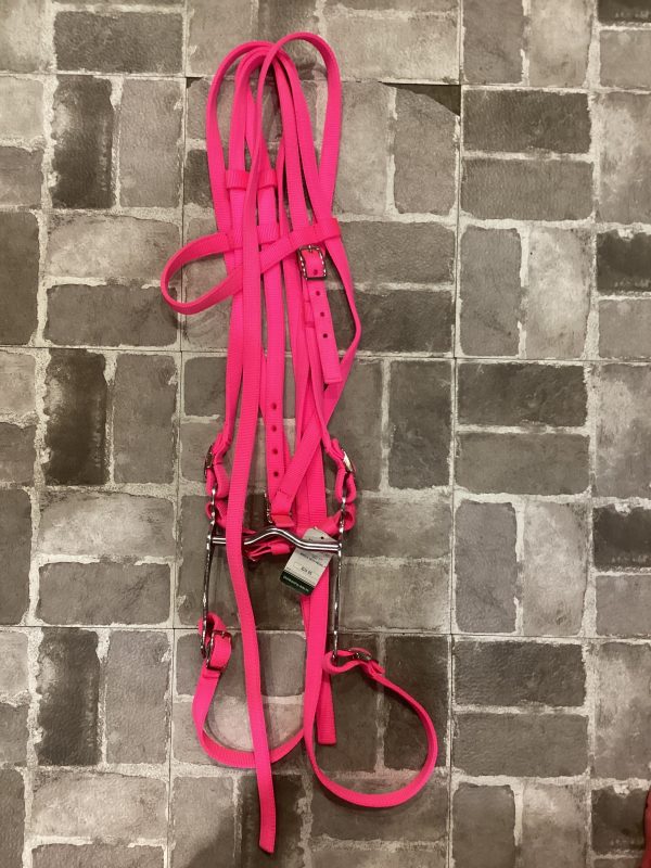 *BRIDLE WITH REINS, PINK Online now