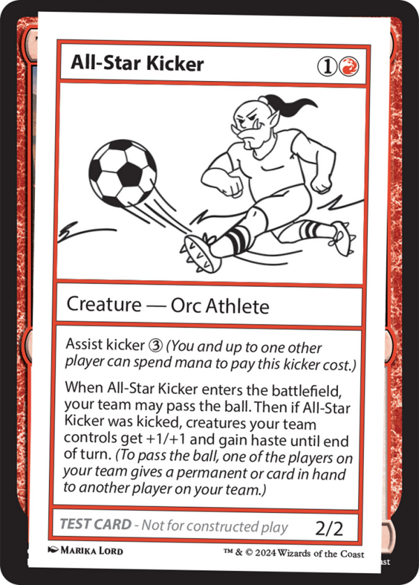 All-Star Kicker [Mystery Booster 2 Playtest Cards] Sale