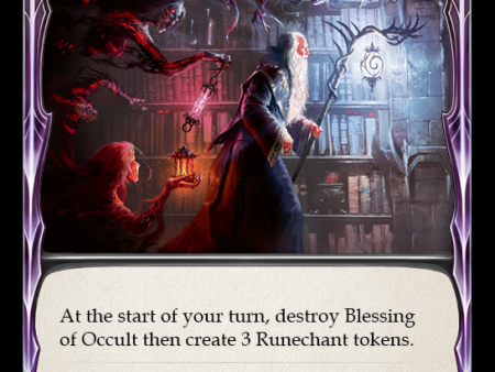 Blessing of Occult (Red) [DYN179] (Dynasty)  Rainbow Foil Fashion