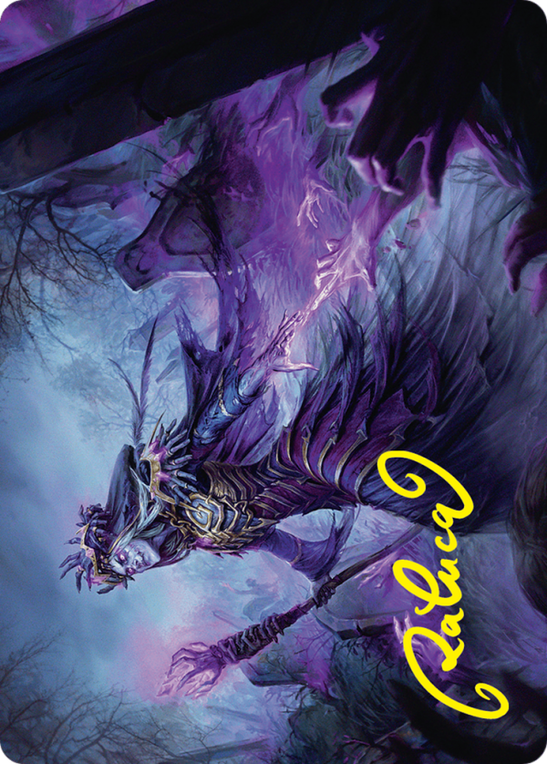 Zul Ashur, Lich Lord Art Card (10 54) (Gold-Stamped Signature) [Foundations Art Series] Online now