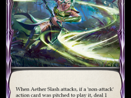 Aether Slash (Blue) [DYN184] (Dynasty)  Rainbow Foil For Cheap