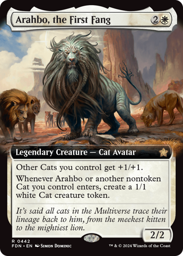 Arahbo, the First Fang (Extended Art) [Foundations] For Discount