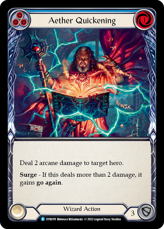 Aether Quickening (Blue) [DYN199] (Dynasty) Sale