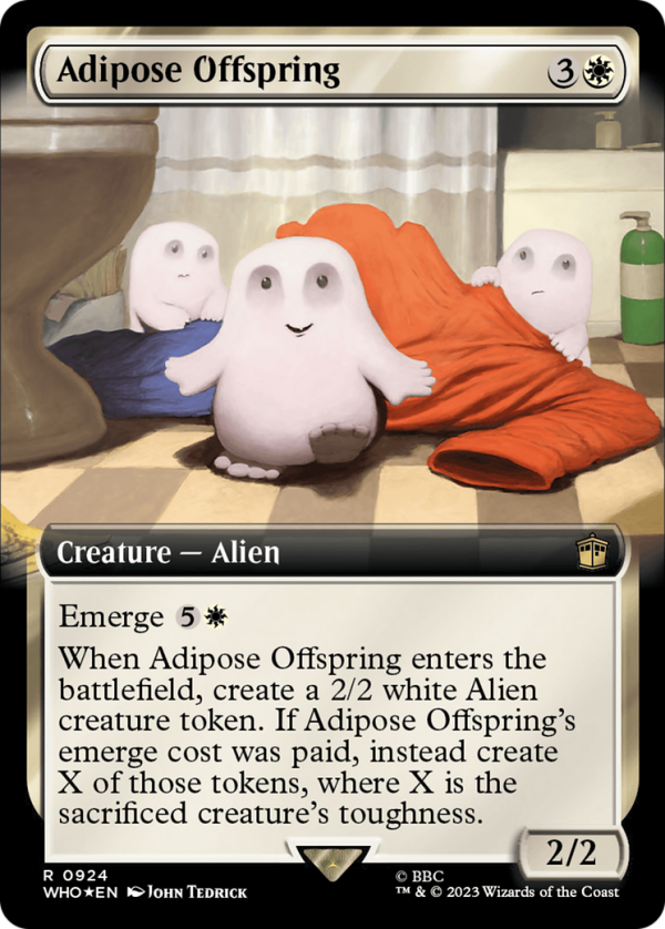 Adipose Offspring (Extended Art) (Surge Foil) [Doctor Who] Sale