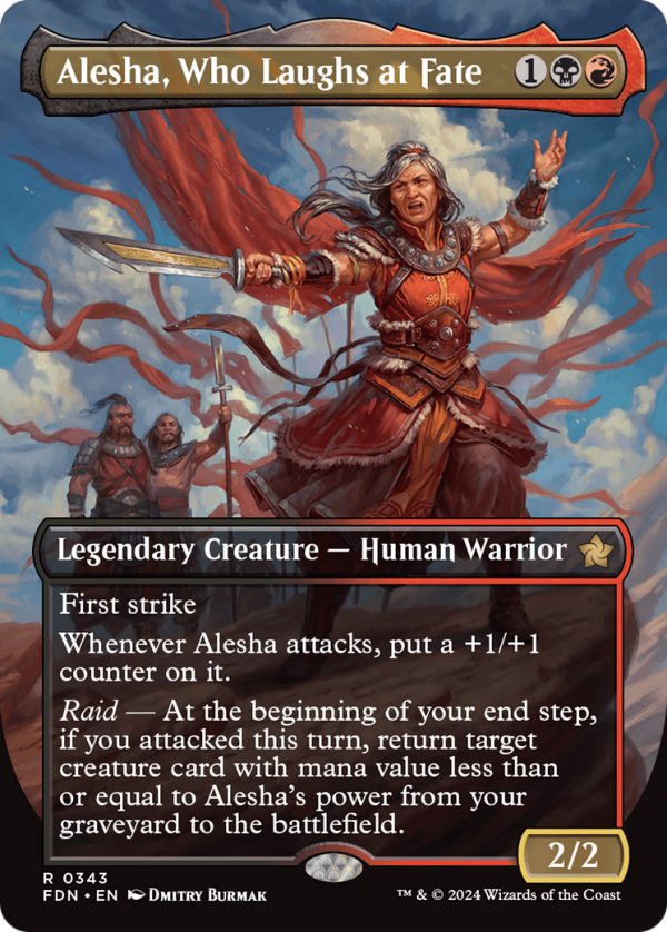 Alesha, Who Laughs at Fate (Borderless) [Foundations] Cheap