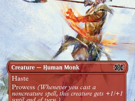 Monastery Swiftspear (Borderless Alternate Art) [Double Masters 2022] Online Sale