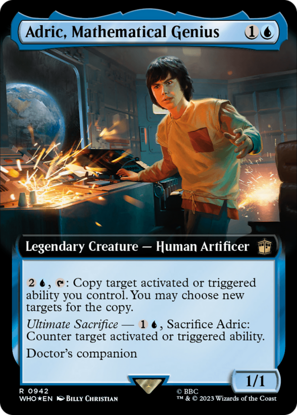 Adric, Mathematical Genius (Extended Art) (Surge Foil) [Doctor Who] Fashion