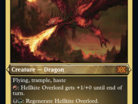 Hellkite Overlord (Foil Etched) [Double Masters 2022] For Cheap