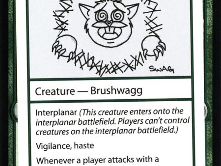 Interplanar Brushwagg [Mystery Booster Playtest Cards] Supply