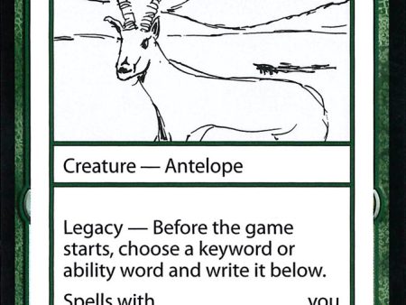 Inspirational Antelope [Mystery Booster Playtest Cards] on Sale