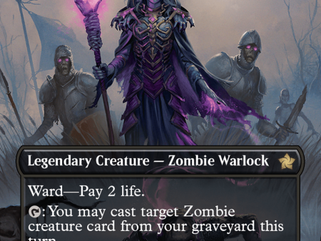 Zul Ashur, Lich Lord (Borderless) (Mana Foil) [Foundations] Online Sale