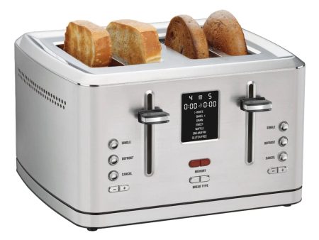 Cuisinart Slice Digital MemorySet Toaster, Stainless Steel - Certified Refurbished For Discount