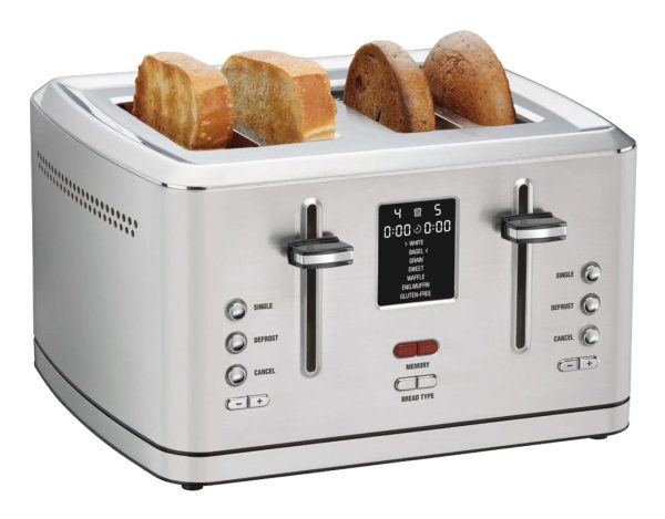 Cuisinart Slice Digital MemorySet Toaster, Stainless Steel - Certified Refurbished For Discount