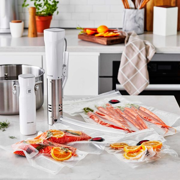 Zwilling Fresh & Save 10-pc Medium Vacuum Sealer Bags, 1 Gallon, Reusable Sous Vide Bags, Meal Prep Online Hot Sale