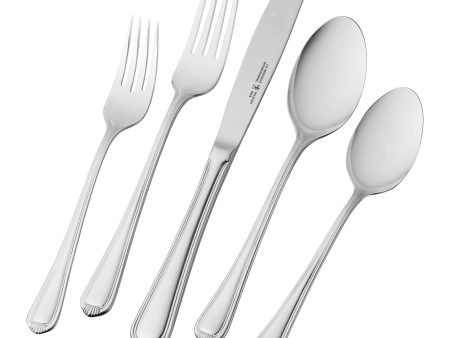 Henckels Alcea Flatware Set, 65-Piece, Silver Online Hot Sale