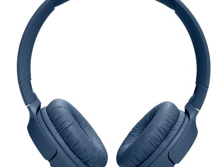 JBL Tune Pure Bass 520BT Wireless On-Ear Bluetooth Headphones, Blue - Certified Refurbished Fashion