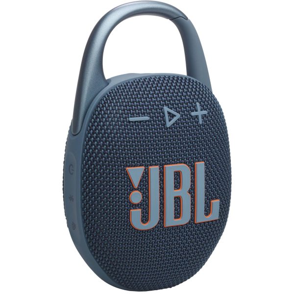 JBL Clip 5 Portable Wireless Bluetooth Speaker, Blue - Certified Refurbished Supply