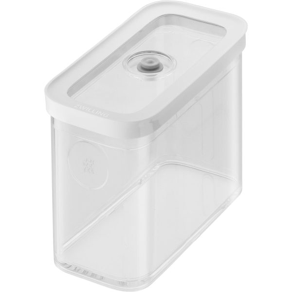 Zwilling Fresh & Save Cube Boxes, Plastic, Airtight Dry Food Storage Container, 2-pc Medium Tall Cube Set, 2M Container, 1.9-qt Fashion