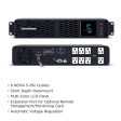 CyberPower PFC 1500VA 1000W, 8 Outlets, AVR, Short Depth 2U Rackmount Sinewave UPS System - Certified Refurbished Supply