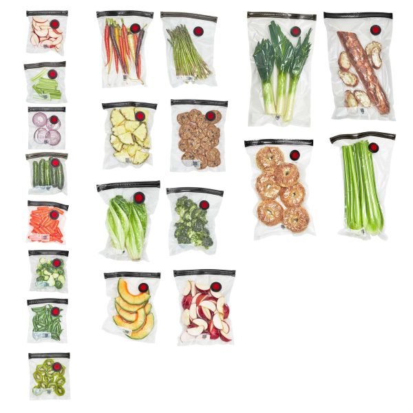 Zwilling Fresh & Save 20-pc Assorted Sizes Vacuum Sealer Bags, Reusable Sous Vide Bags Sale