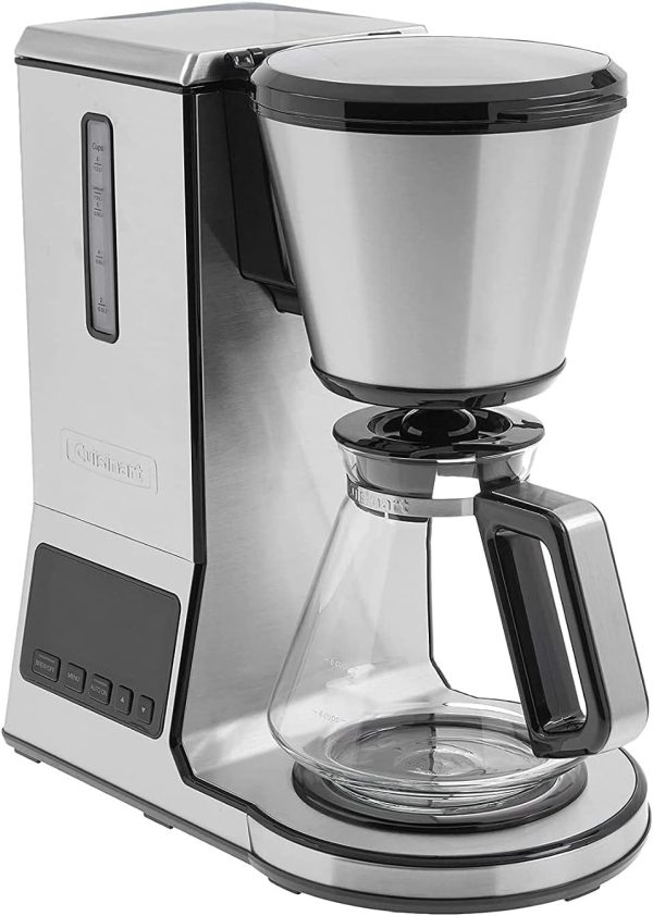 Cuisinart PurePrecision 8 Cup Pour-Over Coffee Brewer with Glass Carafe, Silver - Certified Refurbished For Cheap