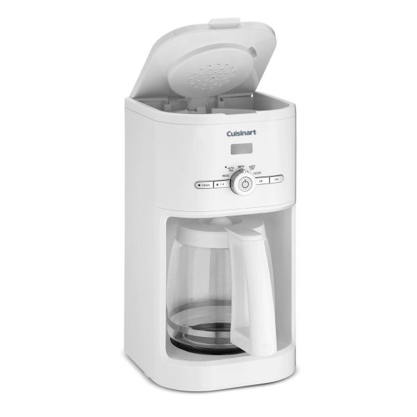 Cuisinart 12-Cup Classic Programmable Coffeemaker, White - Certified Refurbished Supply