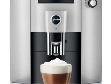 Jura E6 Espresso Machine with Easy Cappuccino Function Automatic Coffee Maker, Platinum - Certified Refurbished on Sale