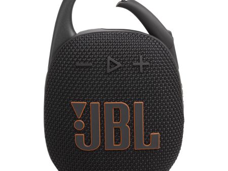 JBL Clip 5 Portable Wireless Bluetooth Speaker, Black - Certified Refurbished Fashion