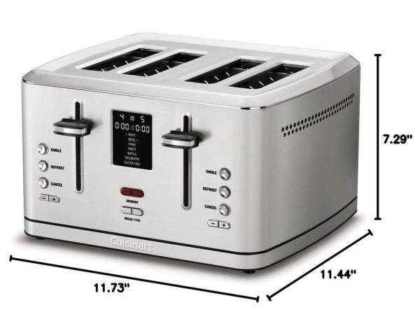 Cuisinart 4-Slice Digital Toaster, Stainless Steel - Certified Refurbished Sale