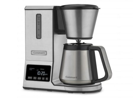 Cuisinart PurePrecision 8 Cup Pour-Over Coffee Brewer with Thermal Carafe, Silver - Certified Refurbished Sale