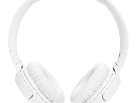 JBL Tune Pure Bass 520BT Wireless On-Ear Bluetooth Headphones, White - Certified Refurbished Fashion