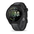 Garmin Forerunner 165 Running Smartwatch, Black Slate Grey - Certified Refurbished Discount