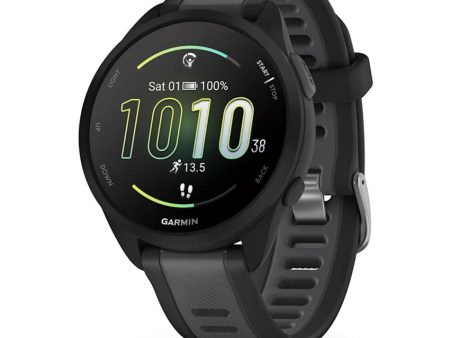 Garmin Forerunner 165 Running Smartwatch, Black Slate Grey - Certified Refurbished Discount