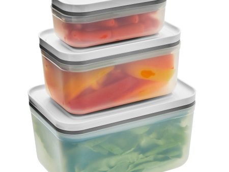 Zwilling Fresh & Save 3-pc Plastic Food Storage Container, Meal Prep Container, BPA-Free- Assorted Sizes For Cheap