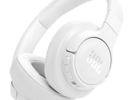 JBL Tune 770NC Bluetooth Noise-Cancelling Over-Ear Wireless Headphones, White - Certified Refurbished on Sale