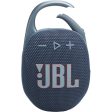 JBL Clip 5 Portable Wireless Bluetooth Speaker, Blue - Certified Refurbished Supply