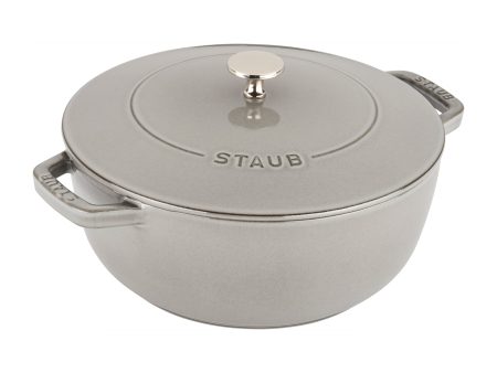 Staub Cast Iron 3.75-qt Essential French Oven - Graphite Grey Online Sale