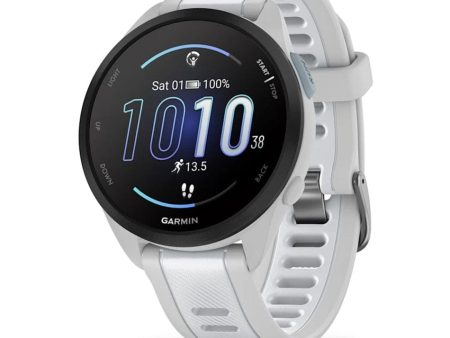 Garmin Forerunner 165 Running Smartwatch, Mist Grey Whitestone - Certified Refurbished Online Hot Sale