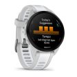 Garmin Forerunner 165 Running Smartwatch, Mist Grey Whitestone - Certified Refurbished Online Hot Sale